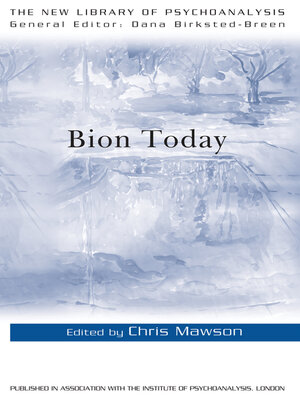 cover image of Bion Today